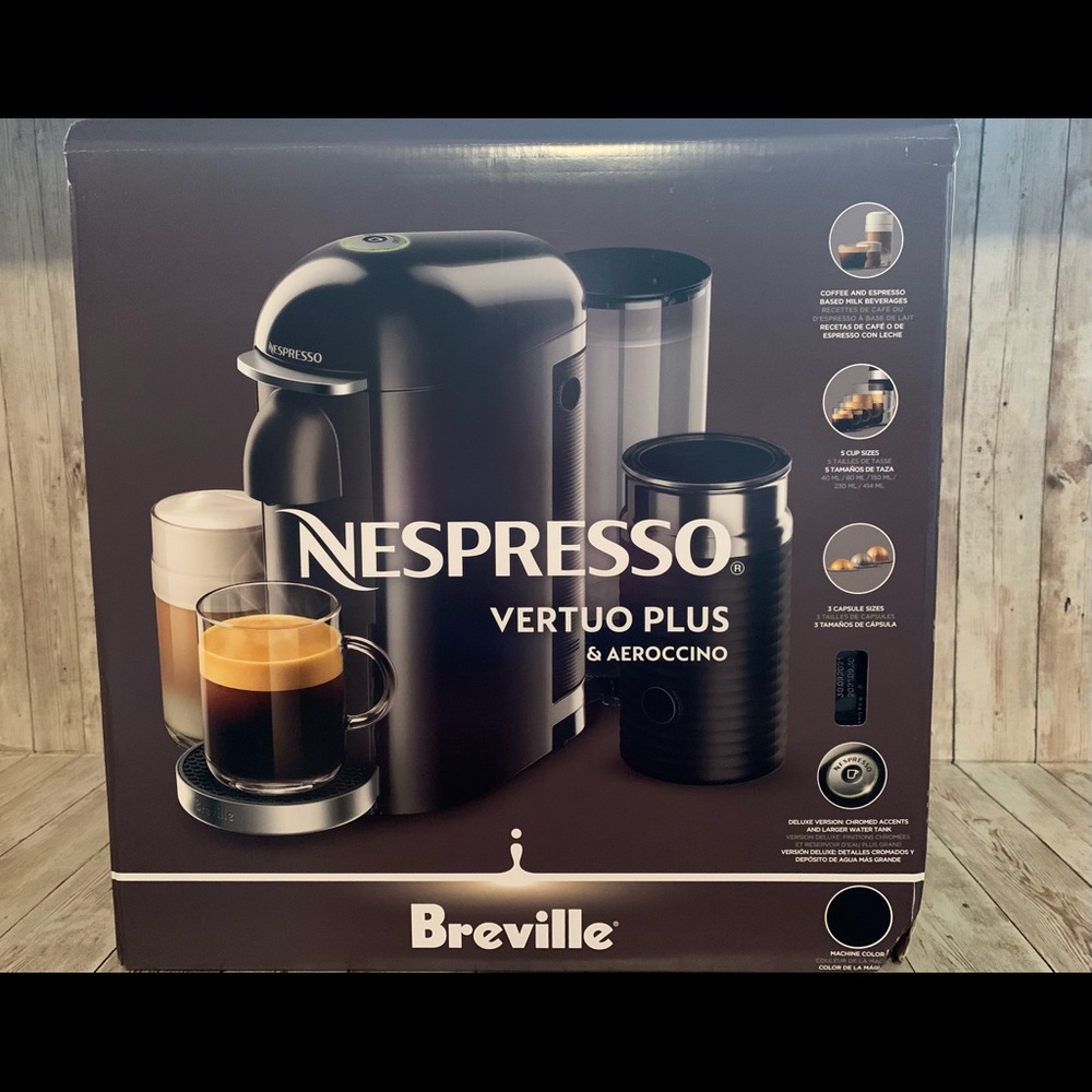 Nespresso Vertuo plus with Aeroccino